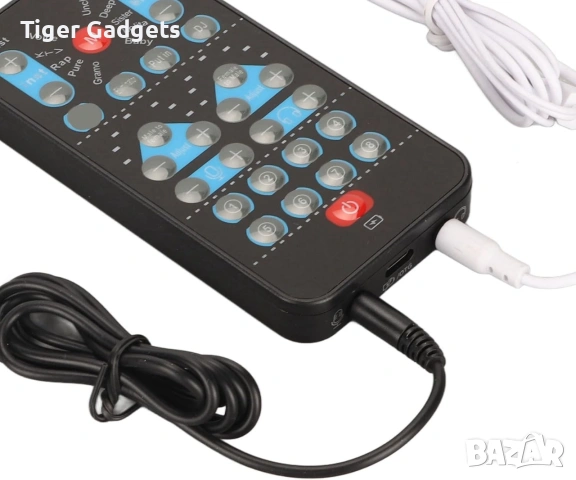 M10 Holy Live Sound Card – Външна звукова карта за стрийминг, пеене, подкасти и караоке, снимка 6 - Ресийвъри, усилватели, смесителни пултове - 55014394