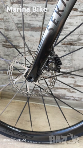 Карбонов шосеен велосипед Seka Spear RDC Dura-Ace Di2 Powermeter Elitewheels | M, снимка 14 - Велосипеди - 55237098