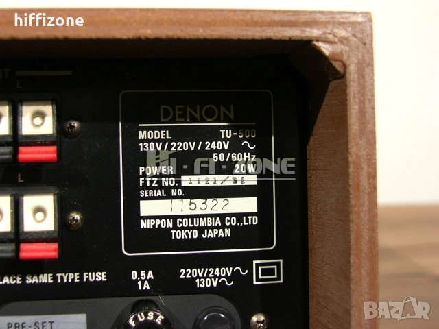 Тунер Denon tu-500, снимка 9 - Ресийвъри, усилватели, смесителни пултове - 54955544