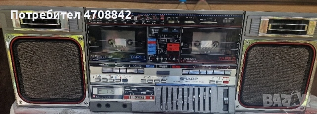 Продавам SHARP GF-800, снимка 3 - Радиокасетофони, транзистори - 54448568