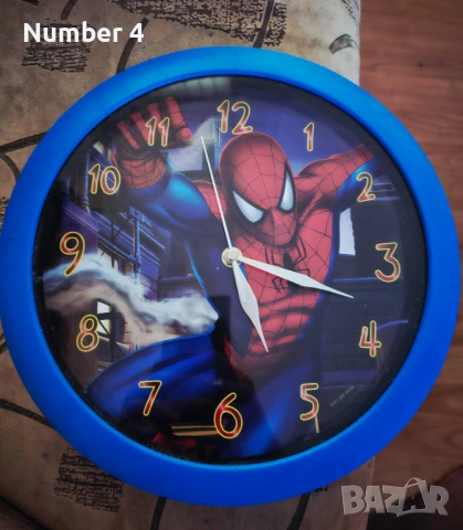 Детски , стенен часовник Spider-Man 
