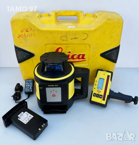 Leica Rugby 810 - Ротационен лазерен нивелир перфектен!