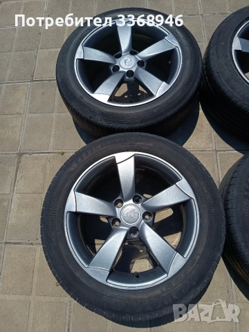Джанти Audi ROTOR 16" 5x112 с гуми 205/55/16, снимка 3 - Гуми и джанти - 55030256