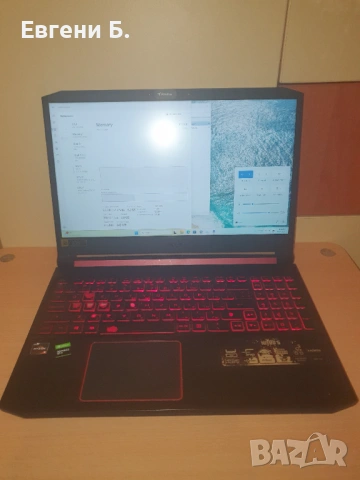 Acer Nitro 5/Ryzen 5 3550H/GTX1650 4GB/32GB DDR4, снимка 2 - Лаптопи за игри - 54425070