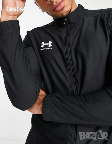 €59.99 Фитнес тънко яке спортно за мъже Men’s Under Armour Lightweight Track Jacket – XL Xlarge, снимка 3 - Якета - 54325530