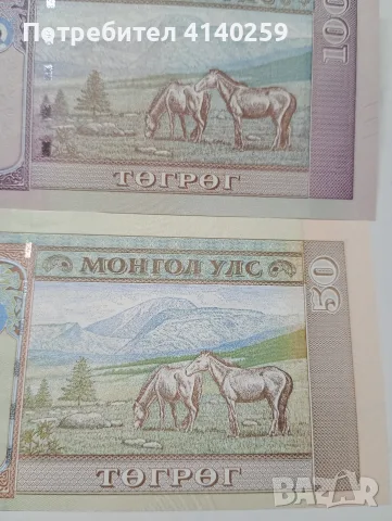 МОНГОЛИЯ БАНКНОТИ 100 ТУГРИК , снимка 3 - Нумизматика и бонистика - 55555032