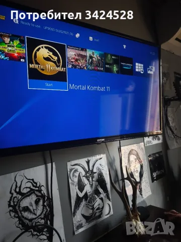 Хакнат PlayStation 4 (500GB) + 2 Джойстика + Игри (GoldHEN v9.60), снимка 8 - PlayStation конзоли - 55530358