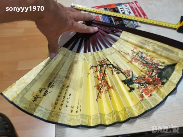 ВЕТРИЛО ОТ ФРАНЦИЯ 50СМ 2907261011, снимка 15 - Антикварни и старинни предмети - 55455307