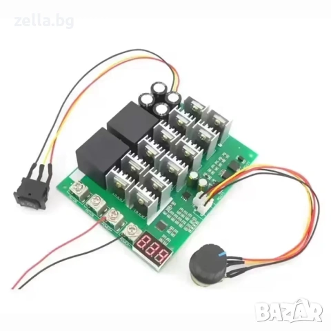Дигитален PWM контролер 60A/100A, 12V-55V за DC мотор и HHO генератор 10113, снимка 18 - Друга електроника - 54657880