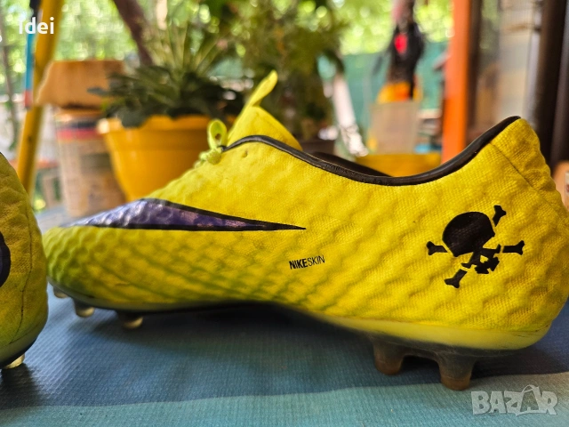 Nike Hypervenom Phantom 1 SG-PRO ELITE 'Volt/Persian Violet/Black' бутони футболни обувки, снимка 9 - Маратонки - 54942832