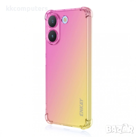 ENKAY Калъф за Xiaomi Poco X8 Pro 5G - TPU, 2.5mm подсилени ъгли, 1.5mm защита, 4 градиентни цвята, снимка 2 - Калъфи, кейсове - 54124895