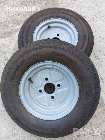 145/r 10 цола гуми и джанти TRAILERMAXX, снимка 4 - Ремаркета - 54799307