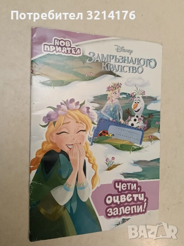 Замръзналото кралство: Чети, оцвети, залепи! 