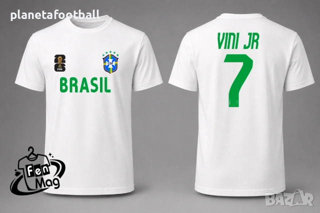 Футболна тениска на Бразилия World Cup 2026!Фен тениски на BRASIL за Световно Първенство 2026!