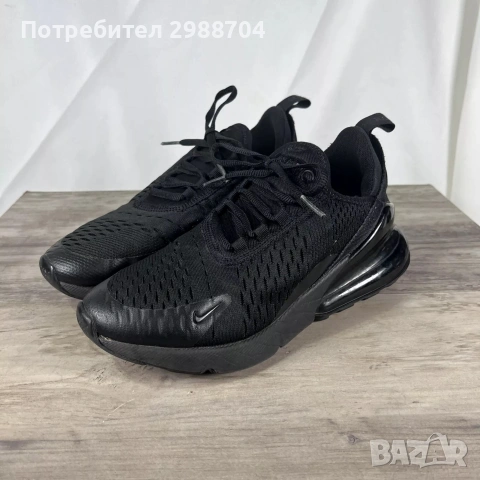 Маратонки Nike 270 AIr Max 270 triple black, снимка 3 - Маратонки - 55247086