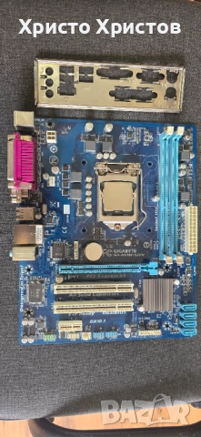 Дънна платка Gigabyte GA-H61M-S2PV LGA1155 + CPU, снимка 2 - Дънни платки - 54544072