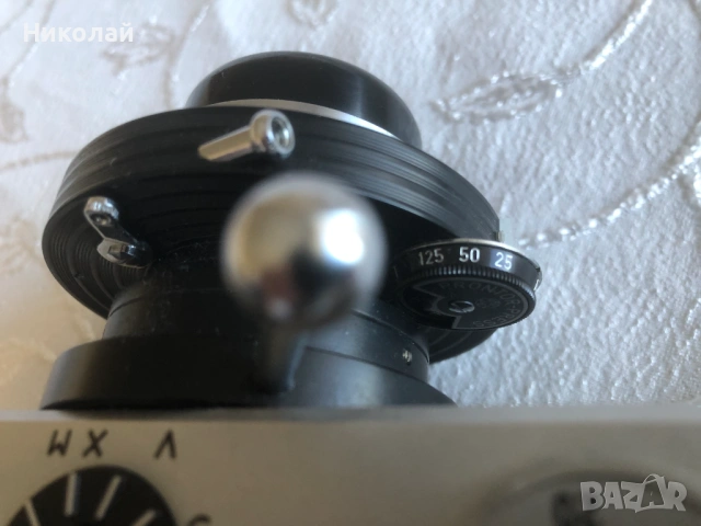  Микроскопски фотоапарат Carl Zeiss Jena Werra с микроскопски адаптер, лентов, от 60-те, чисто нов , снимка 7 - Колекции - 54904139