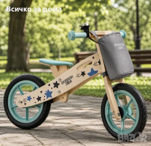 Дървено баланс колело 12”, снимка 4 - Детски велосипеди, триколки и коли - 55415831