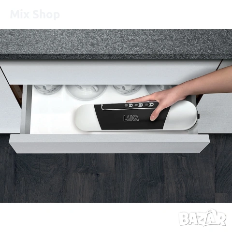 Уред за вакуумиране Laica VT3205, Extra Slim, 9 л/мин, 90W, Черен/Сив, снимка 5 - Друга електроника - 54573360