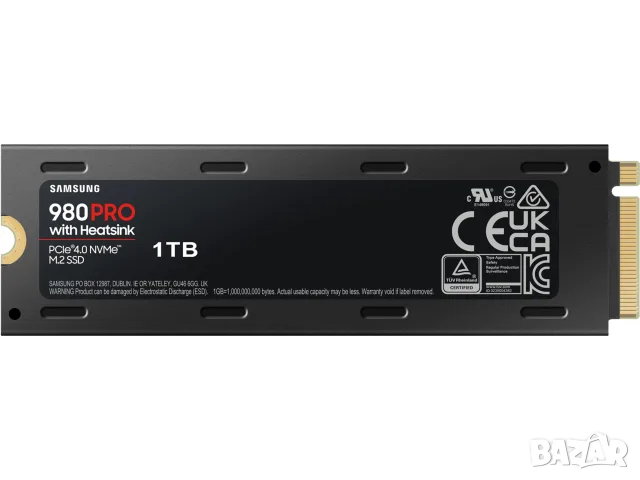 1TB Samsung 980 Pro Heatsink M.2 NVMe Gen 4.0 x4, снимка 4 - Работни компютри - 55500711