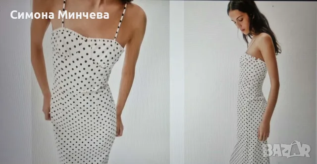 Рокля на точки Zara 