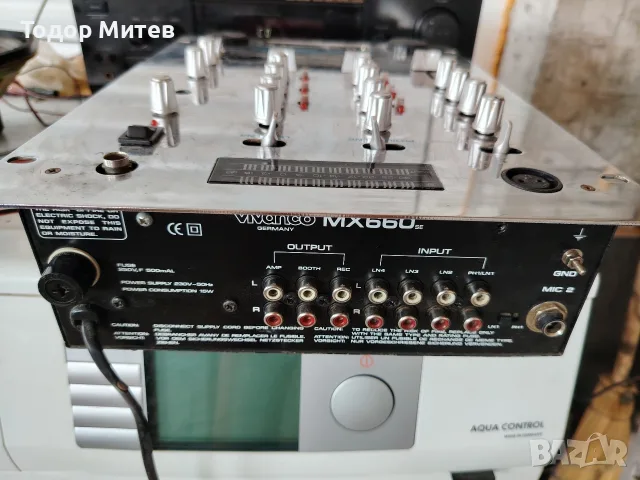 Миксер Vivanco MX-660, снимка 5 - Ресийвъри, усилватели, смесителни пултове - 55348118