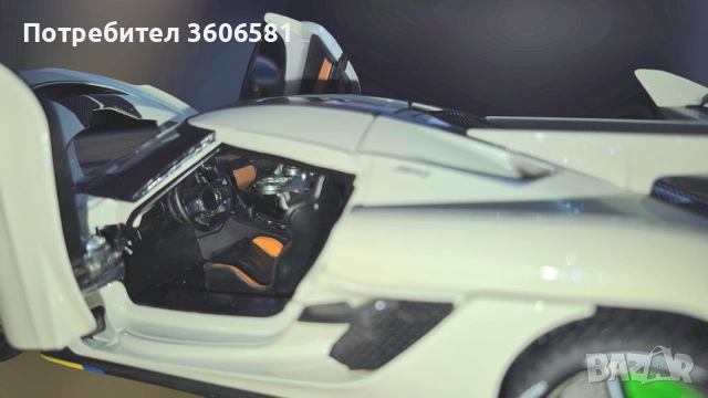 Метален реалистичен модел на Koenigsegg Jesko 2021г модел, снимка 7 - Коли, камиони, мотори, писти - 48365245