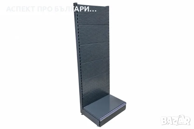 Крайстенен стелаж с перфо гръб 40х195,L70,B40/0, снимка 2 - Стелажи и щандове - 55655544