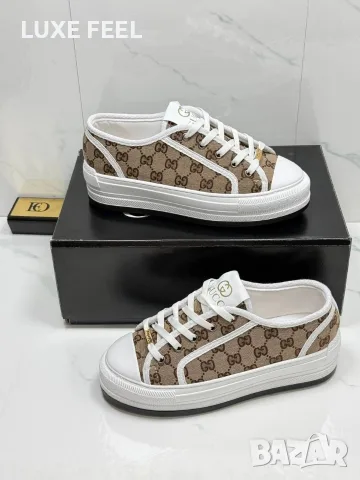 Gucci ⚜️Дамски Кецове , снимка 3 - Кецове - 55605929