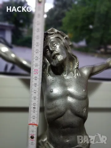 Масивно Разпятие от Алуминий, снимка 8 - Икони - 55447028
