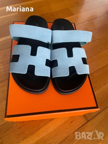  HERMES - Bleu Jean , снимка 5 - Сандали - 54427889