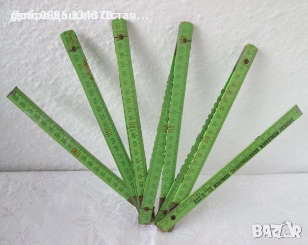  стар катинар с ключ, сгъваем метър, метри, снимка 14 - Други ценни предмети - 28955737