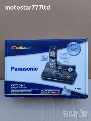 Цифров безжичен телефон със секретар Panasonic KX-TCD340-Нов