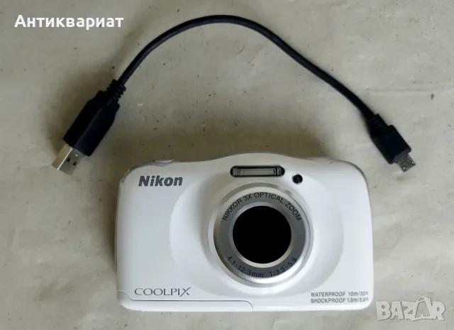 Компактен водоустойчив фотоапарат Nikon Coolpix W100 / 13.1MP