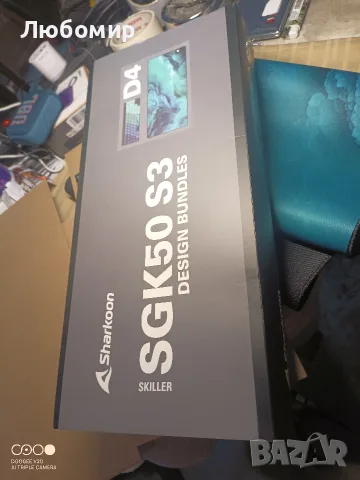 Sharkoon SKILLER SGK50 S3 Design Bundle D4, Комплект(тюркоазено/синьо) , снимка 5 - Клавиатури и мишки - 55494354