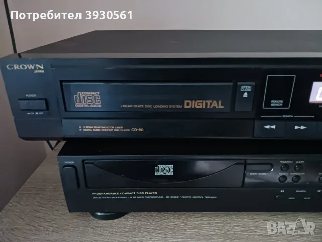 Лот два cd player philips ак 691 и crown cd 80 r, снимка 2 - Ресийвъри, усилватели, смесителни пултове - 55694236