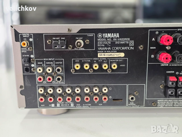 🔊 КРИСТАЛЕН ЯПОНСКИ ЗВУК! Yamaha RX-V420RDS (Natural Sound), снимка 10 - Ресийвъри, усилватели, смесителни пултове - 54638304