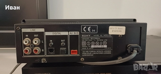 Минидиск SONY MDS-102, снимка 5 - Декове - 55123140