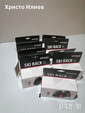 Стойка за ски Menabo Ski Rack Ски багажник за покрив, снимка 3 - Аксесоари и консумативи - 54408127