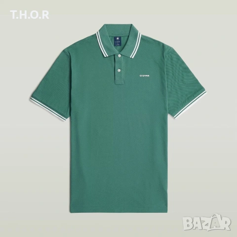 G-Star RAW Polo Shirt ОРИГИНАЛНИ мъжки поло тениски - M/L, снимка 6 - Тениски - 54982193