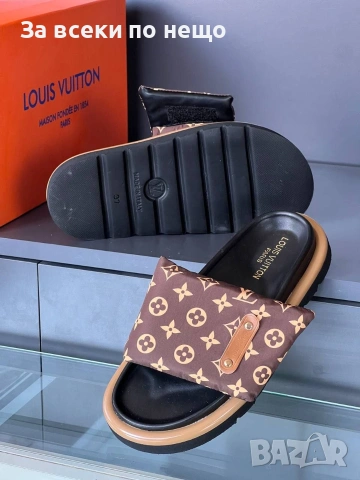 Louis Vuitton Дамски Чехли Луис Витон Код A1558, снимка 5 - Чехли - 55159287
