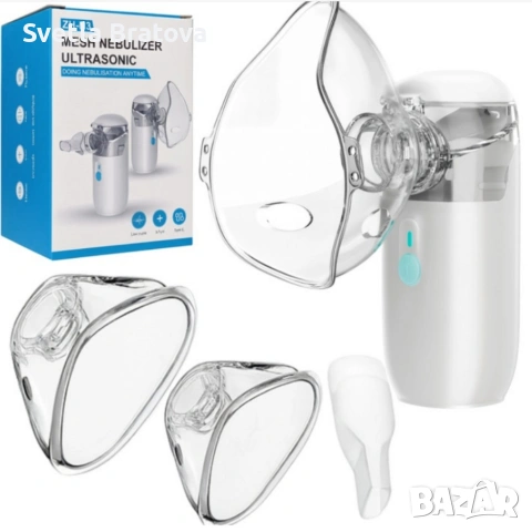 Ултразвуков аерозолен небулизатор Mesh ZH-N3 – бърза и тиха терапия, снимка 5 - Друга електроника - 54169528