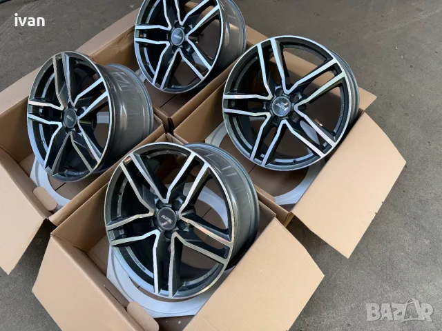 4 бр. чисто нови алуминиеви джанти Alutec 19 цола 5x112, централен отвор 66.5, ET20, 8J, снимка 4 - Гуми и джанти - 55323048