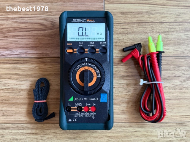 НОВ! Професионален Мултицет Metrawatt Metrahit World TRMS M206A