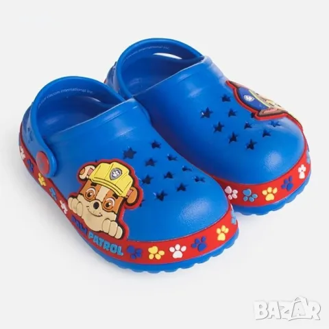 Детски джапанки сабо paw patrol светлосини за момче лято_1259067