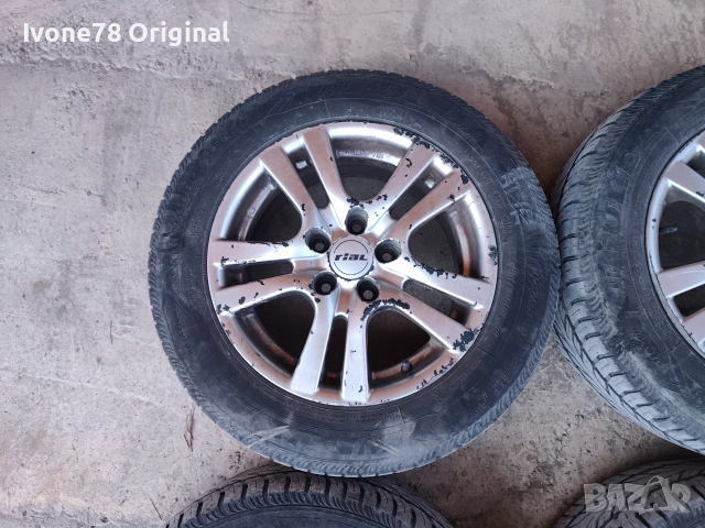 ПРОМОЦИЯ АЛУМИНИЕВИ ДЖАНТИ от VW  5x112 15цола.Отлично състояние, снимка 8 - Гуми и джанти - 55179433