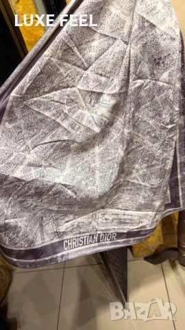 Dior ⚜️ Chanel ⚜️ Hermes ⚜️Дамски Шалове, снимка 9 - Шалове - 54780360