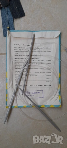 Макари за оверлог, ципове, ресни, обръчи немски, куки за дантела, терлици-всичко за 5€, снимка 6 - Други стоки за дома - 55015047