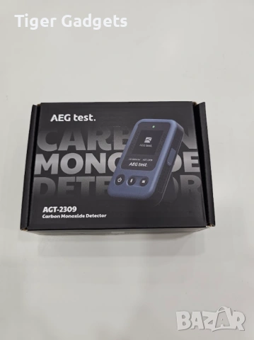 AEG AGT-2309 Portable Carbon Monoxide Detector – преносим CO детектор с акумулаторна батерия и аларм, снимка 8 - Други инструменти - 54517495