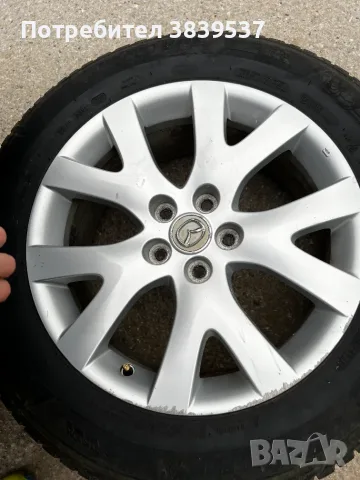 Оригинални джанти за Mazda 18" 5x114.3 с гуми Michelin 235/60/18 за CX-7, CX-5, снимка 3 - Гуми и джанти - 55394024